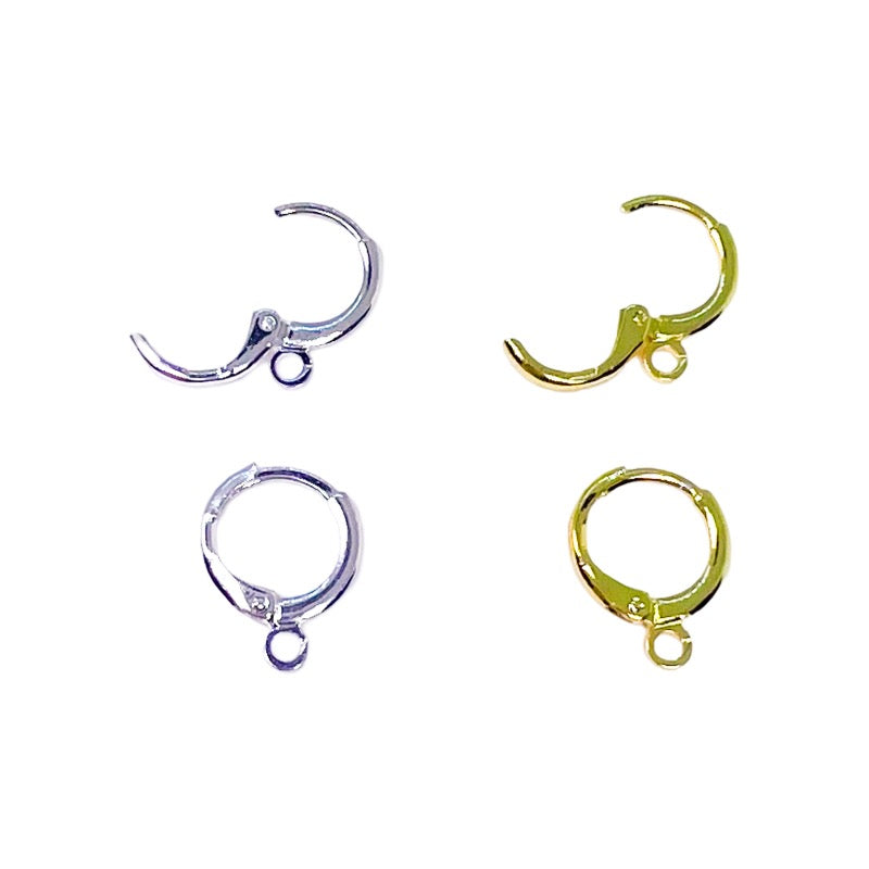 Hoop and hook earrings option