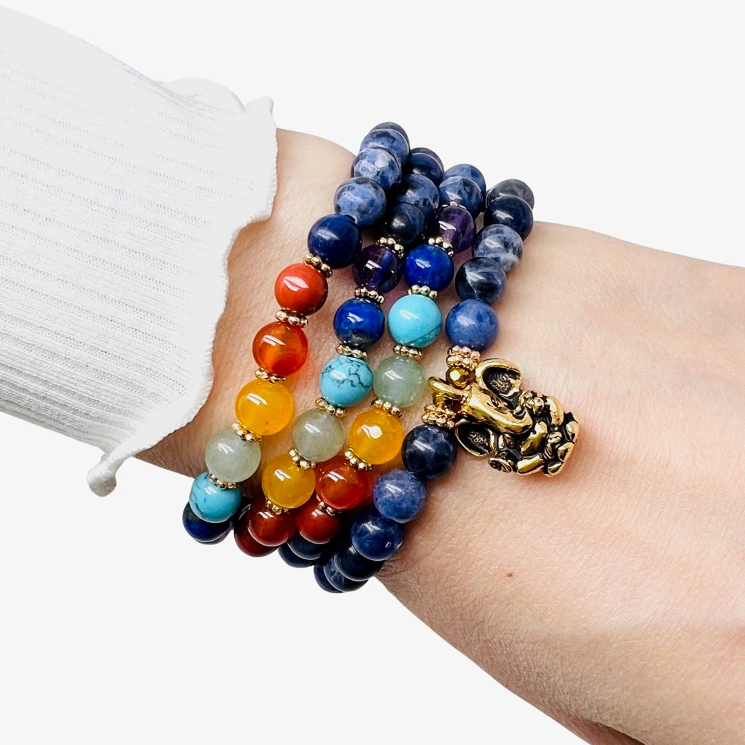 Ganesha wrap bracelet