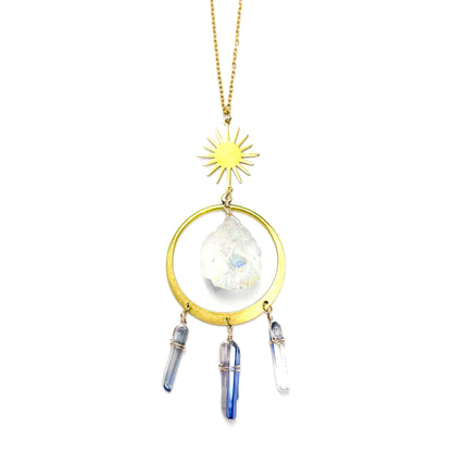 Aura crystal car charm for healing