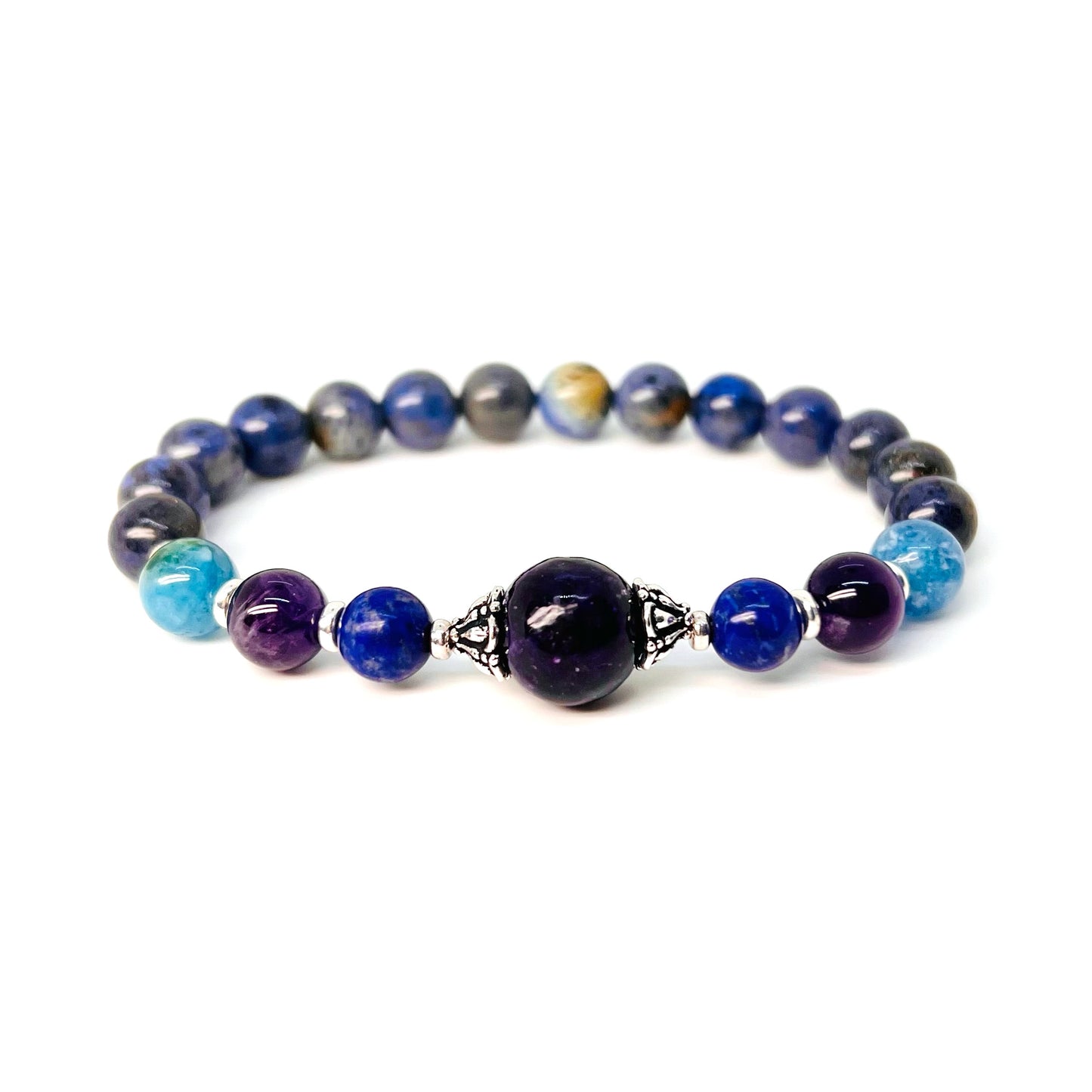 Blue crystal bracelet